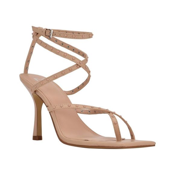 Marc Fisher Ltd Dallin Leather Sandal, Pink - Picture 1 of 4